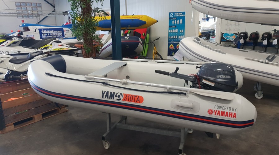 Nieuwe YAM 310TA Aluminium RIB met nieuwe Yamaha M12 elektromotor, accu en lader