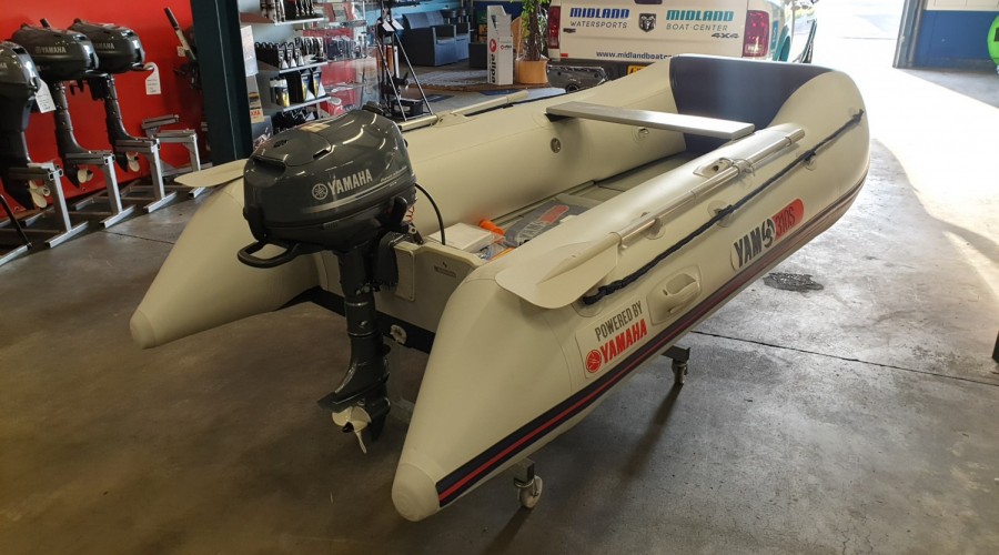 Nieuwe Yam 310S met nieuwe Yamaha F5 en gratis slot!